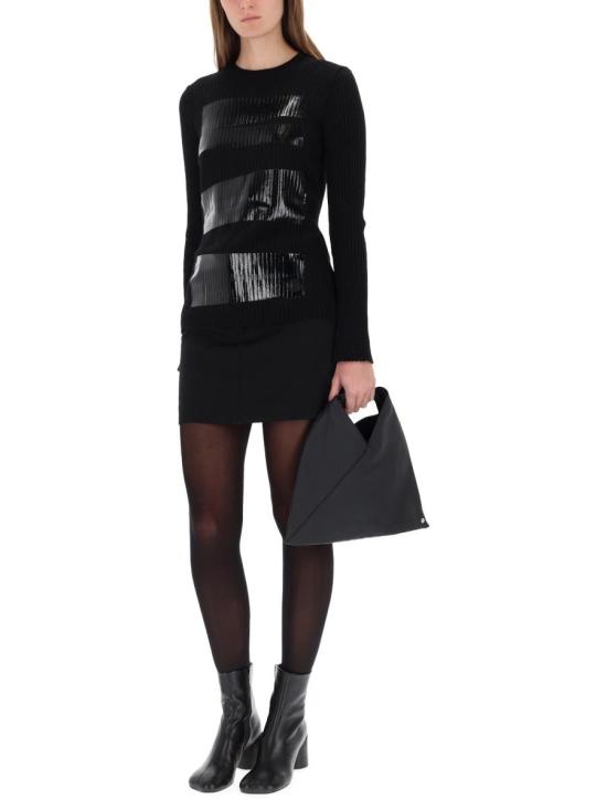 25FW MM6 메종마르지엘라 스웨터 S62HL0041 M13196900S Black - MM6 MAISON MARGIELA