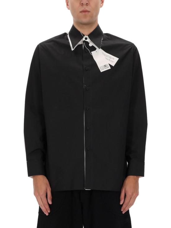 25FW MM6 메종마르지엘라 긴팔 셔츠 SH2DT0028 M35256100 WHITE - MM6 MAISON MARGIELA