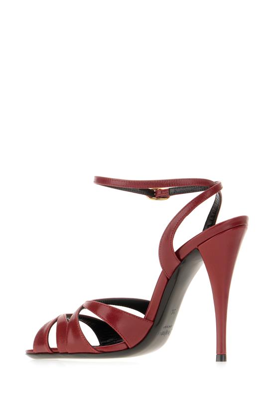 25FW 생로랑 드레스 슈즈 843181AACSQ 6120 CARDINAL RED - SAINT LAURENT