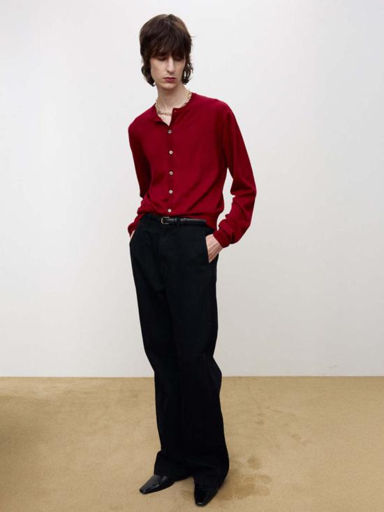  토니웩 데님 팬츠 토니와크 레이스 트리밍 진 린스드 블랙 - TONYWACK