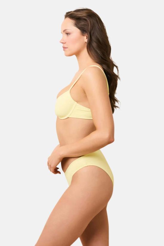  솔리드 앤 스트라이프 비키니 수영복 에바 비키니 탑 - SOLID AND STRIPED