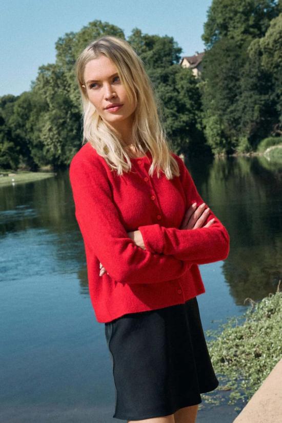  Z Supply 가디건 메디나 카디건 페스티벌 레드 - OTHER BRANDS