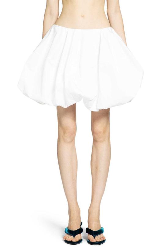 25FW 알라이아 숏 스커트 AA9J2346T611B 000 WHITE