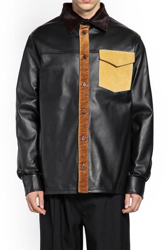 25FW 마르니 긴팔 셔츠 CUMY0025MQ 00N99 Black