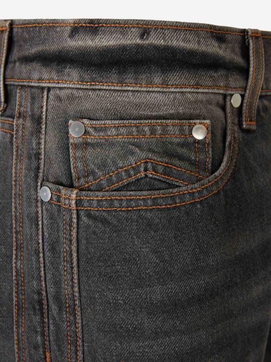 25FW 루드 데님 팬츠 RHFW25DP02012 3191AGOURA BLACK Black - RHUDE