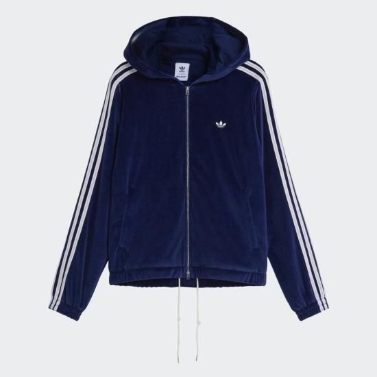 26SS 아디다스 X 웨일즈 보너 벨루어 트랙 자켓 KG3624 65587 CONAVY