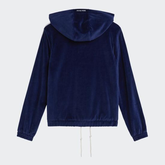 26SS 아디다스 X 웨일즈 보너 벨루어 트랙 자켓 KG3624 65587 CONAVY - ADIDAS X WALES BONNER