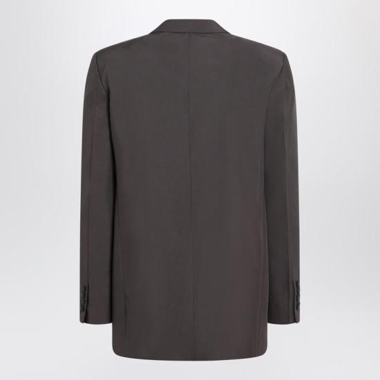 25FW 구찌 더블 브래스트 테크니컬 파나마 자켓 더블 브래스트 테크니컬 파나마  849881Z7AYA R GUC 2062 BROWN - GUCCI