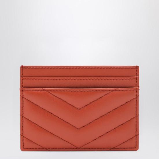 25FW 생로랑 카산드라 마틀라세 카드 케이스 423291AAA44 R YSL 7993 ORANGE - SAINT LAURENT