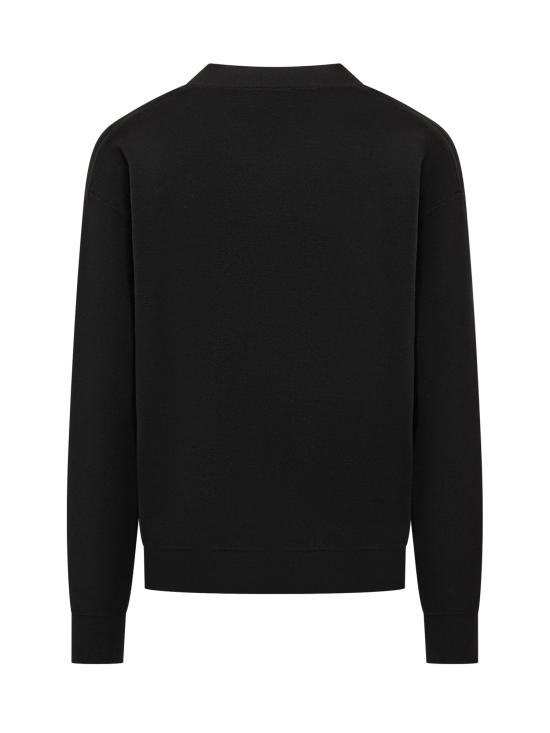 26SS 드롤드무슈 가디건 PERMCA123WO007 BL BLACK - DROLE DE MONSIEUR