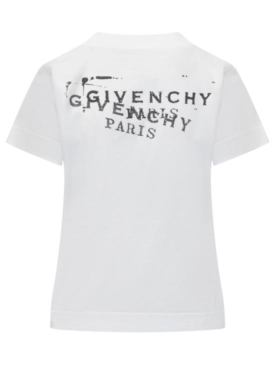 26SS 지방시 반팔 티셔츠 BW70FJP7A7 100 WHITE - GIVENCHY