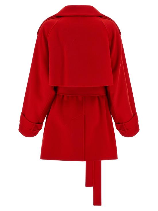 25FW 스포트막스 YOLE 울코트 2522016063600015 Red - SPORTMAX