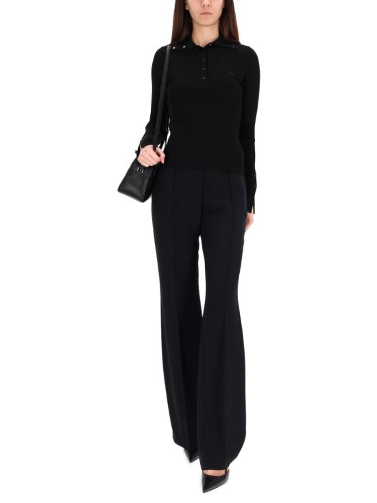 25FW 쿠레쥬 폴로 티셔츠 325MPO051FI0001 9999 BLACK - COURREGES