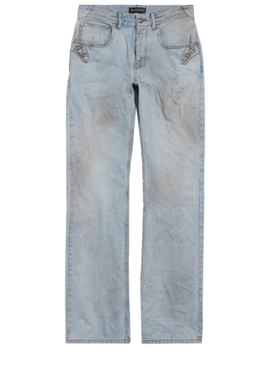 25FW 발렌시아가 시티 스트레이트 팬츠 849953 TTW744200 DENIM