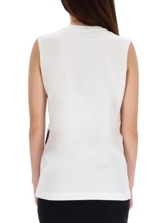 25FW 돌체앤가바나 민소매 티셔츠 F8V99T GDDHYS9000 WHITE - DOLCE & GABBANA