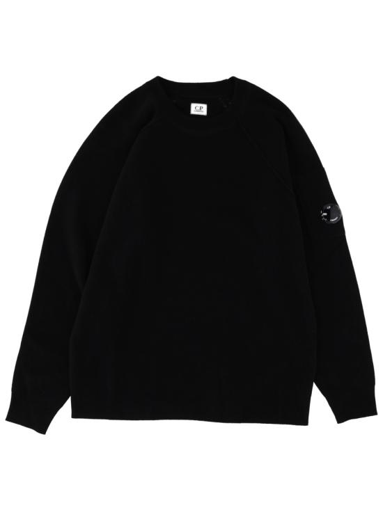 25FW 씨피 컴퍼니 램스울 크루넥 스웨터 19CMKN040A 110149A999 BLACK