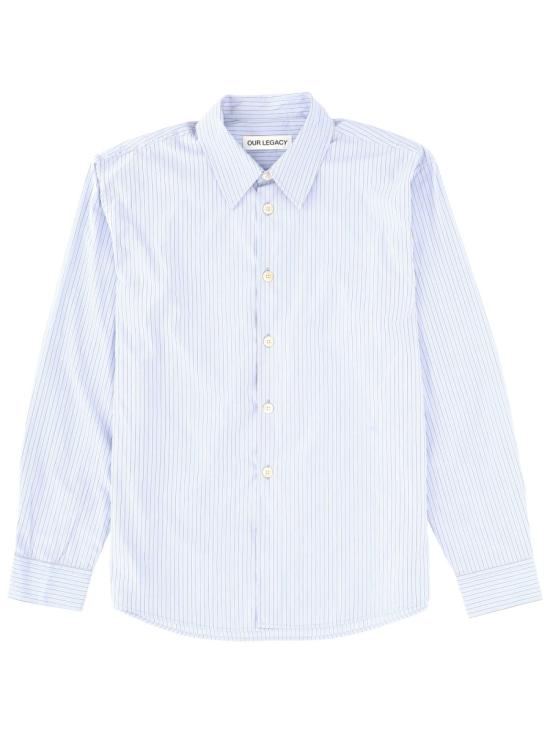 25FW 아워레가시 긴팔 셔츠 M4252BS TYPEWRITERSTRIPEPOPLIN BLUE