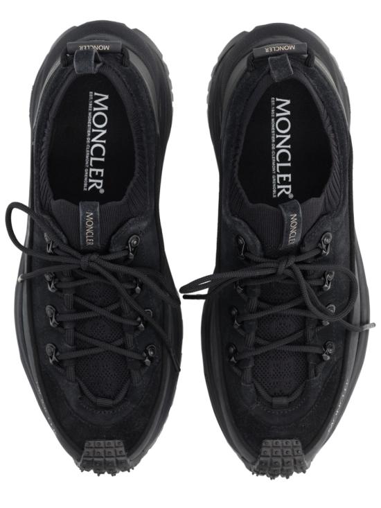 26FW 몽클레어 트레일그립 라이트3 누벅 앤 스웨이드 트레이너 4M00290 M7242999 BLACK - MONCLER