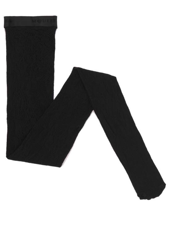 25FW 알렉산더 맥퀸 양말 846770 3400Q1000 BLACK