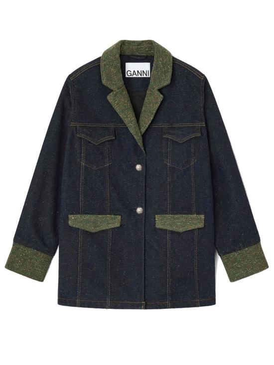 25FW 가니 자켓 J1884 252 CHARCOAL - GANNI