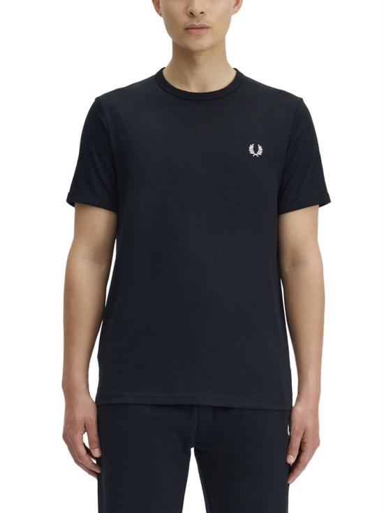 25FW 프레드페리 반팔 티셔츠 FP M3519 56 102 BLACK - FRED PERRY
