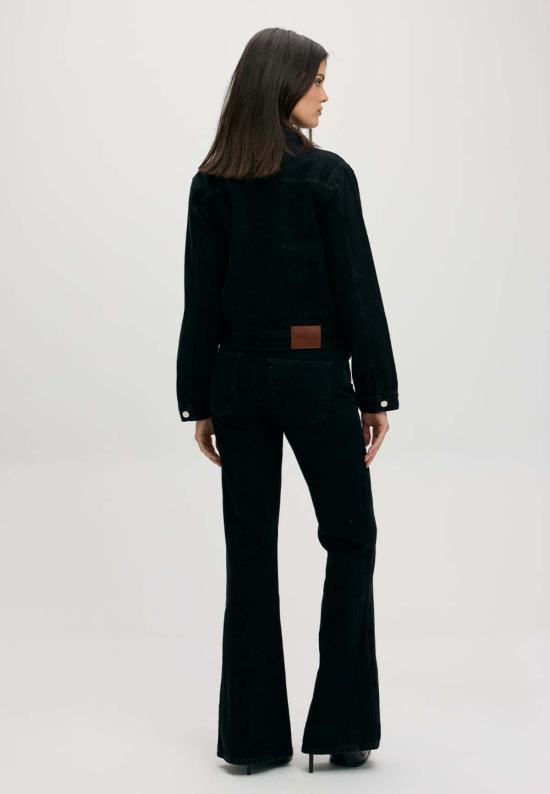  에티카 데님 팬츠 ética Atlanta 미드 라이즈 플레어 진 - ETICA