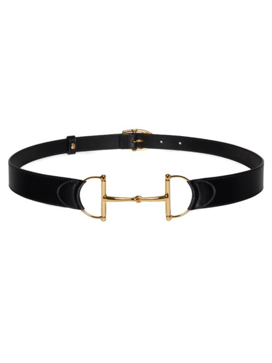 26FW 구찌 오버사이즈 홀스빗 벨트 847119 0YA0G1000 BLACK