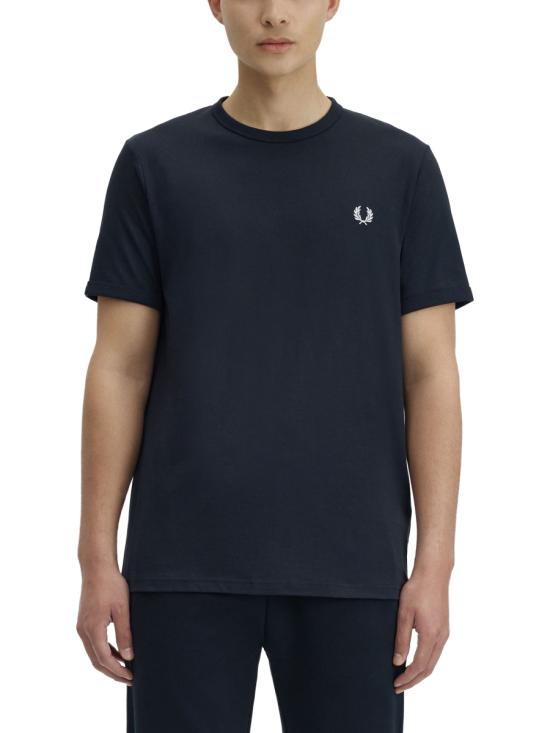 25FW 프레드페리 반팔 티셔츠 FP M3519 56 608 BLUE - FRED PERRY