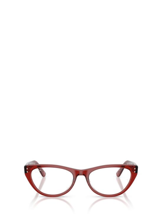 26FW 레이밴 안경 RX5449D 8464 TRANSPARENT BORDEAUX