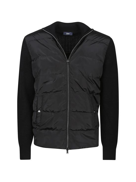 26FW 에르노 콘 스티치 울 & 핀갈 카디건 MP000126U70061 9300 NERO