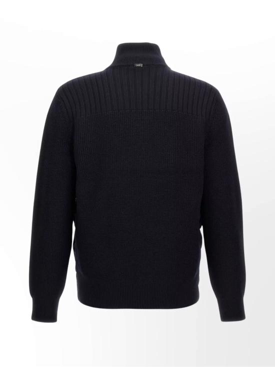 26FW 에르노 콘 스티치 울 & 핀갈 카디건 MP000126U70061 9200 BLU - HERNO