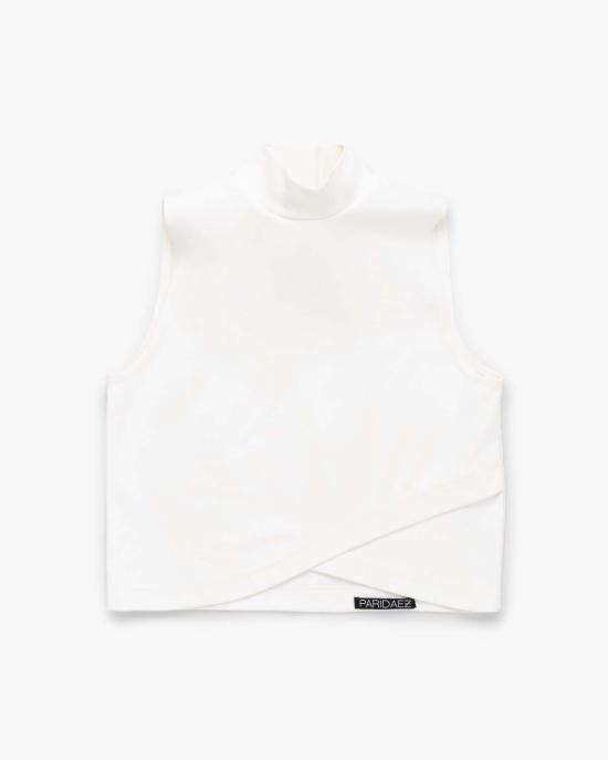  PARIDAEZ 블라우스 파리데즈 플로버 탑 2 인 1 크림