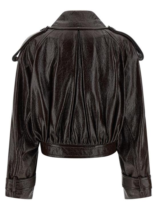 25FW 스포트막스 가죽 자켓 2522086063600002 BROWN - SPORTMAX