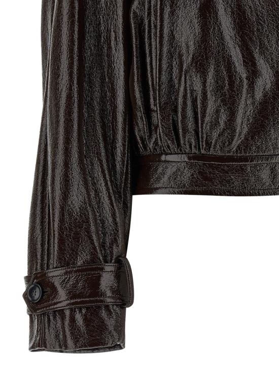 25FW 스포트막스 가죽 자켓 2522086063600002 BROWN - SPORTMAX