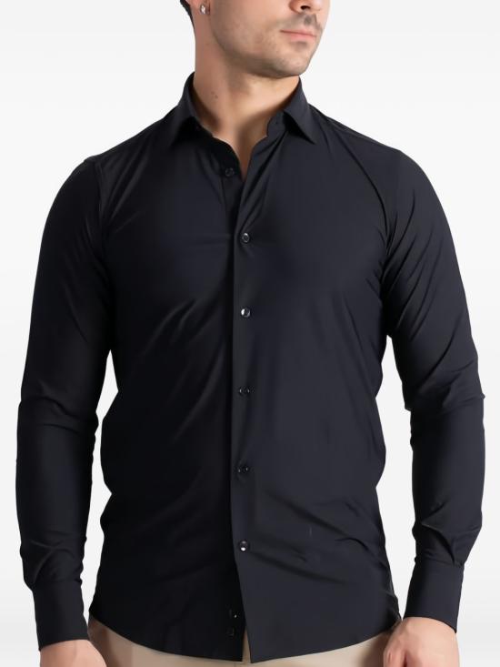 25FW 아키비움 긴팔 셔츠 AR26WT22CA NEU5900 Black - ARCHIVIUM