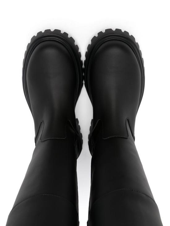 25FW [키즈] 돌체앤가바나 미들 부츠 D11299 AJ954 80999 Black - DOLCE & GABBANA