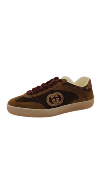  구찌 G75 스니커즈 812656 AAE4N 2440 BROWN VELVET DOM