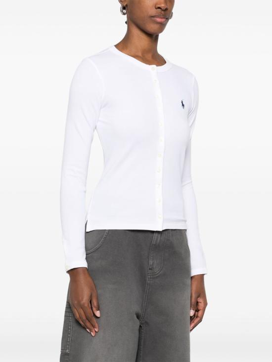 25FW 폴로 랄프로렌 가디건 211941175004 WHITE DOM - POLO RALPH LAUREN