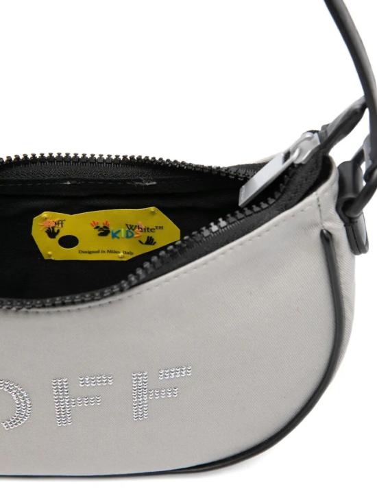 25FW [키즈] 오프화이트 숄더백 OGNN002F25DEN001 0572 LIGHT GREY - OFF WHITE