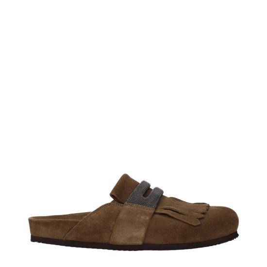 25SS 브루넬로 쿠치넬리 뮬/슬리퍼 MZSFG2877C7495