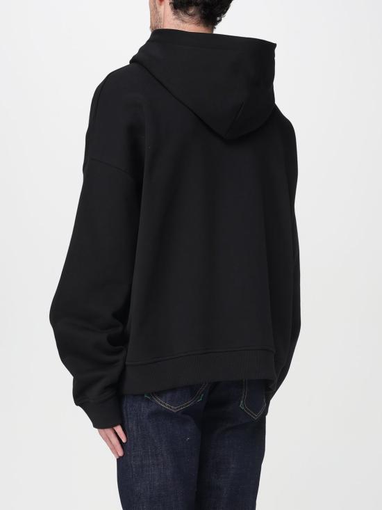 25FW 베르사체 후드 티셔츠 79GAIP07CF01P899 BLACK DOM - VERSACE