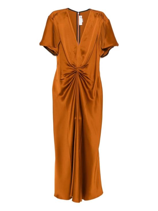 26SS 빅토리아 베컴 롱 원피스 1126WDR005195D3178 Gold
