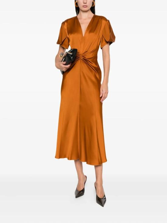 26SS 빅토리아 베컴 롱 원피스 1126WDR005195D3178 Gold - VICTORIA BECKHAM