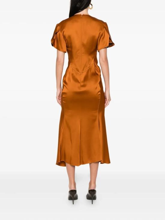 26SS 빅토리아 베컴 롱 원피스 1126WDR005195D3178 Gold - VICTORIA BECKHAM