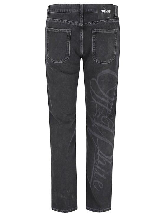 25FW 오프화이트 데님 팬츠 OMYA175F25DE N001 1310 BLACK - OFF WHITE