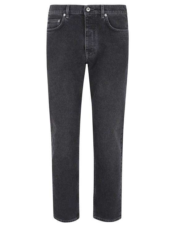 25FW 오프화이트 데님 팬츠 OMYA175F25DE N001 1310 BLACK