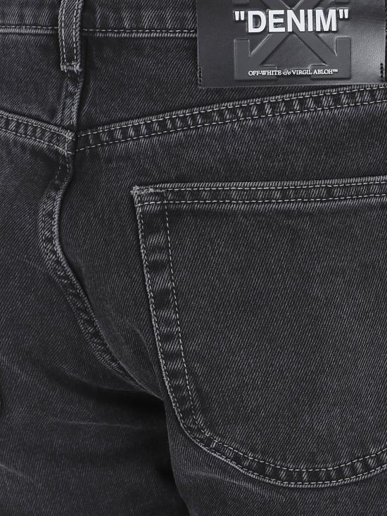 25FW 오프화이트 데님 팬츠 OMYA175F25DE N001 1310 BLACK - OFF WHITE