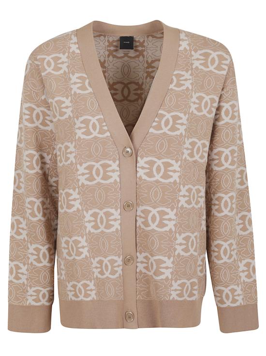 25FW 핑코 가디건 106042 A2YD C4Z CAMMELLO BIANCO