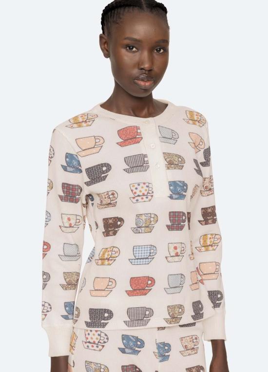  씨뉴욕 라운지 웨어 시 니 카르멘 써멀 세트 멀티 - SEA NY