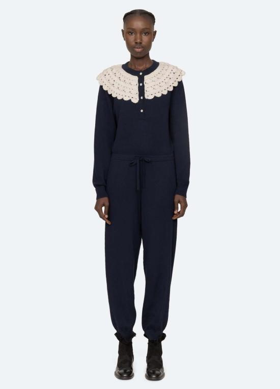  씨뉴욕 점프수트 Sea Ny Alena  네이비 - SEA NY